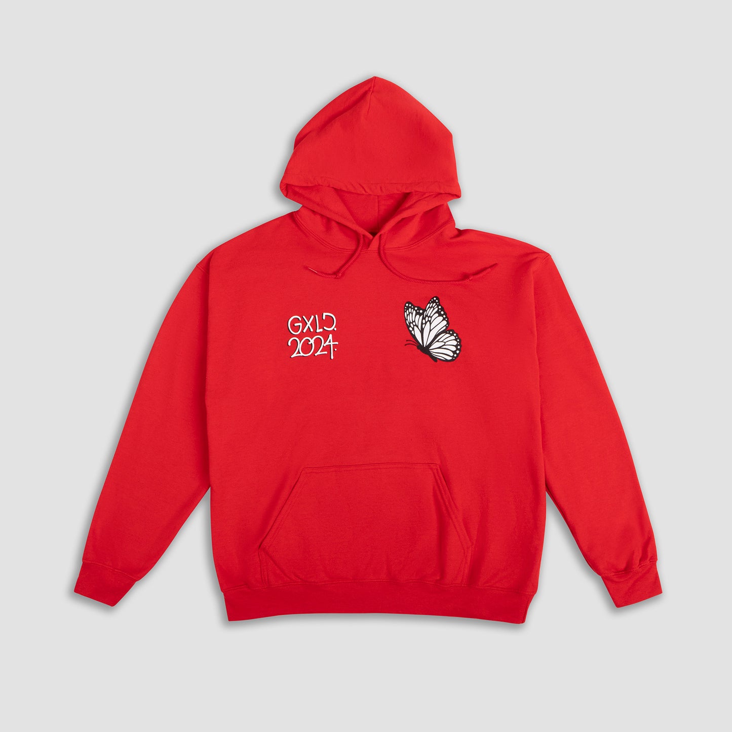 Red " Love Is Missing " Hoodie