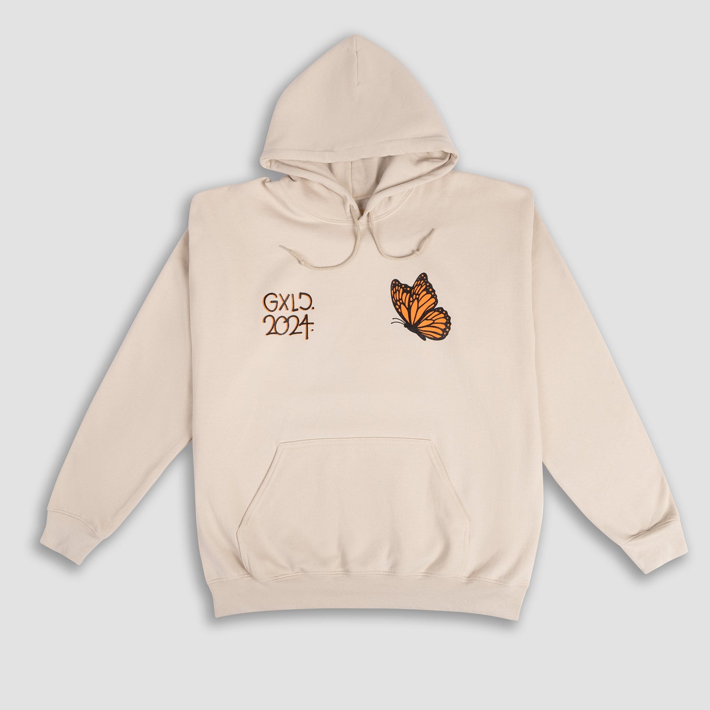 Cream " Stop Giving Me Advice " Hoodie