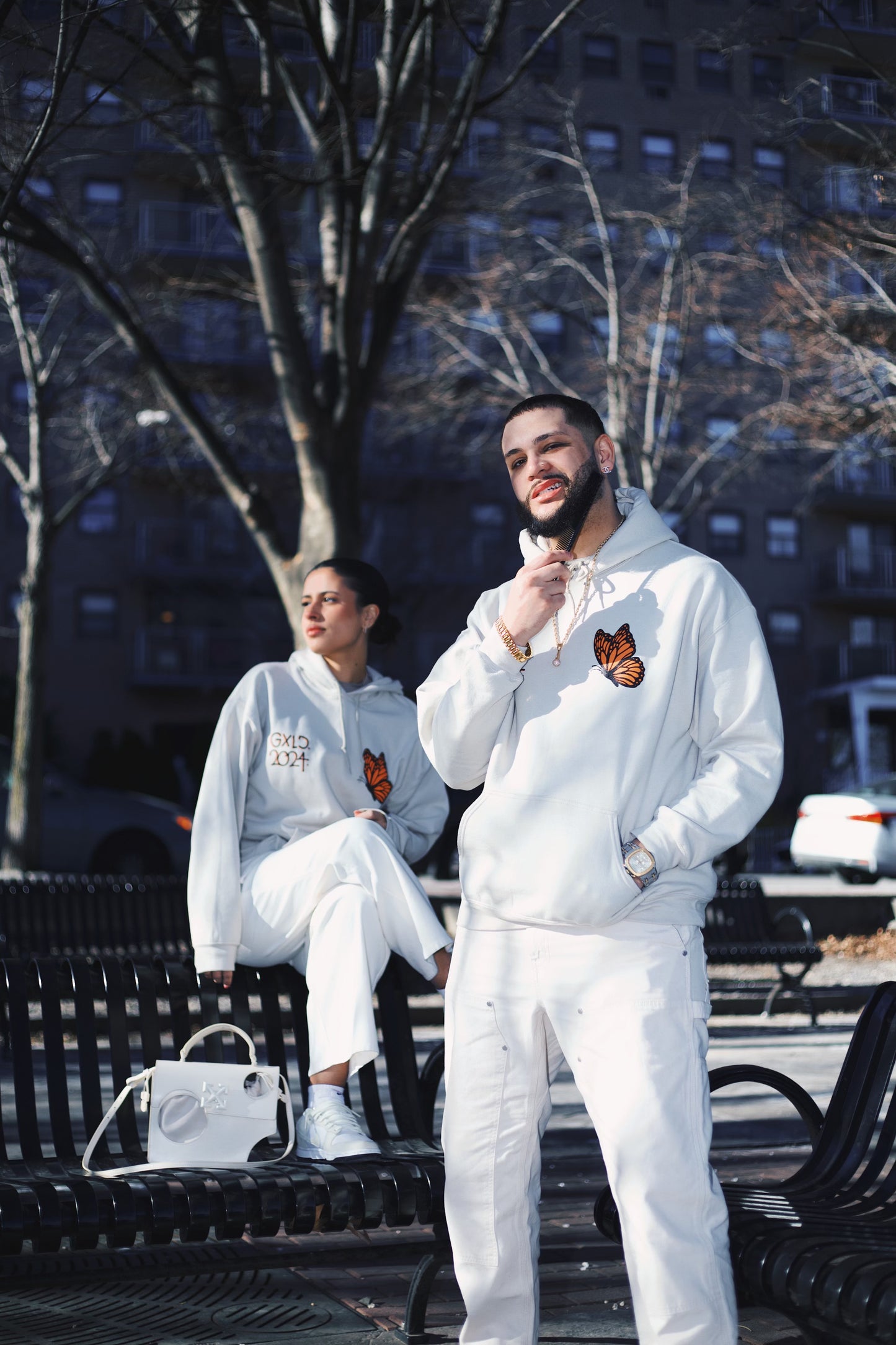 Cream " Stop Giving Me Advice " Hoodie