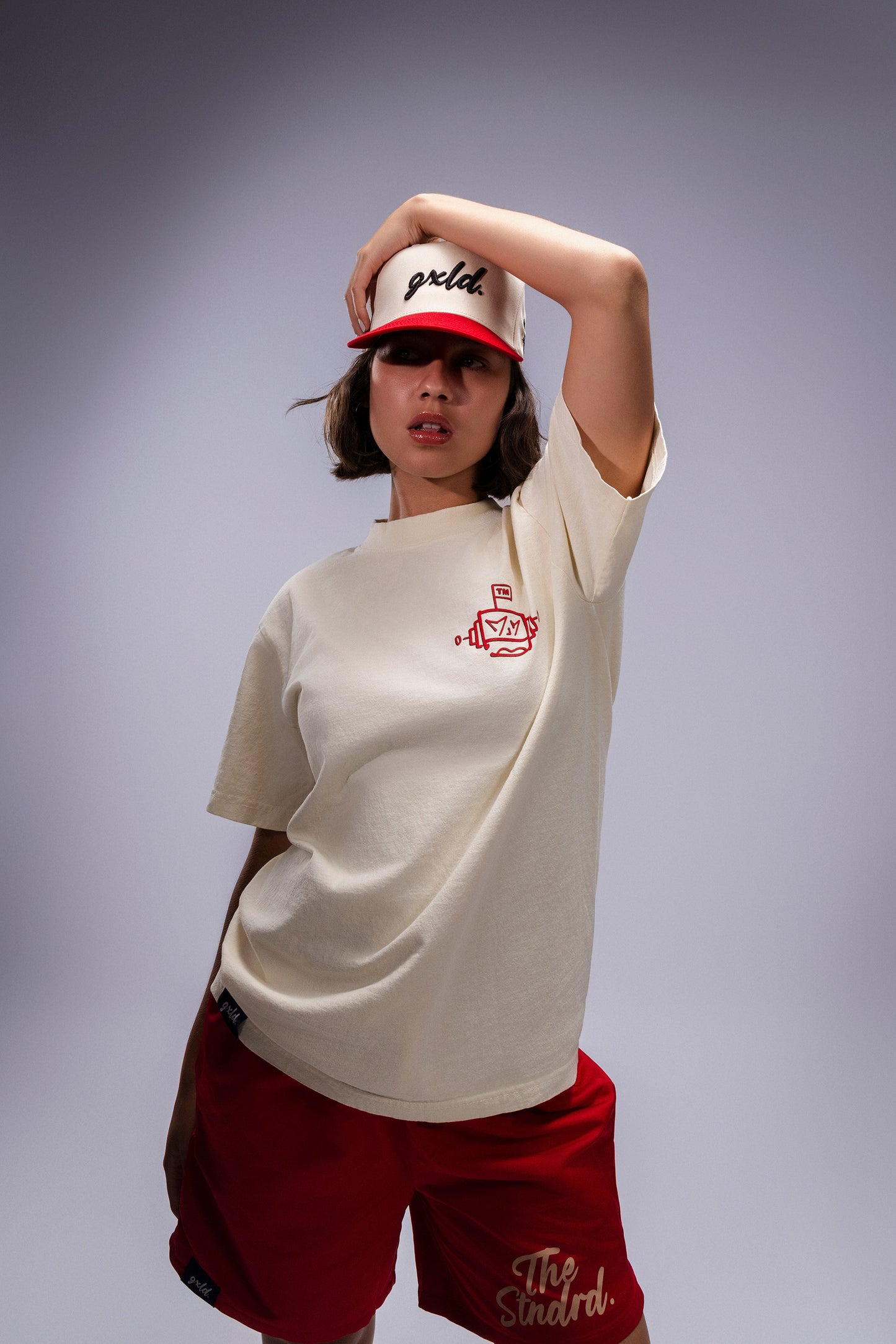 Cream " PremeSZN " Tee (W)