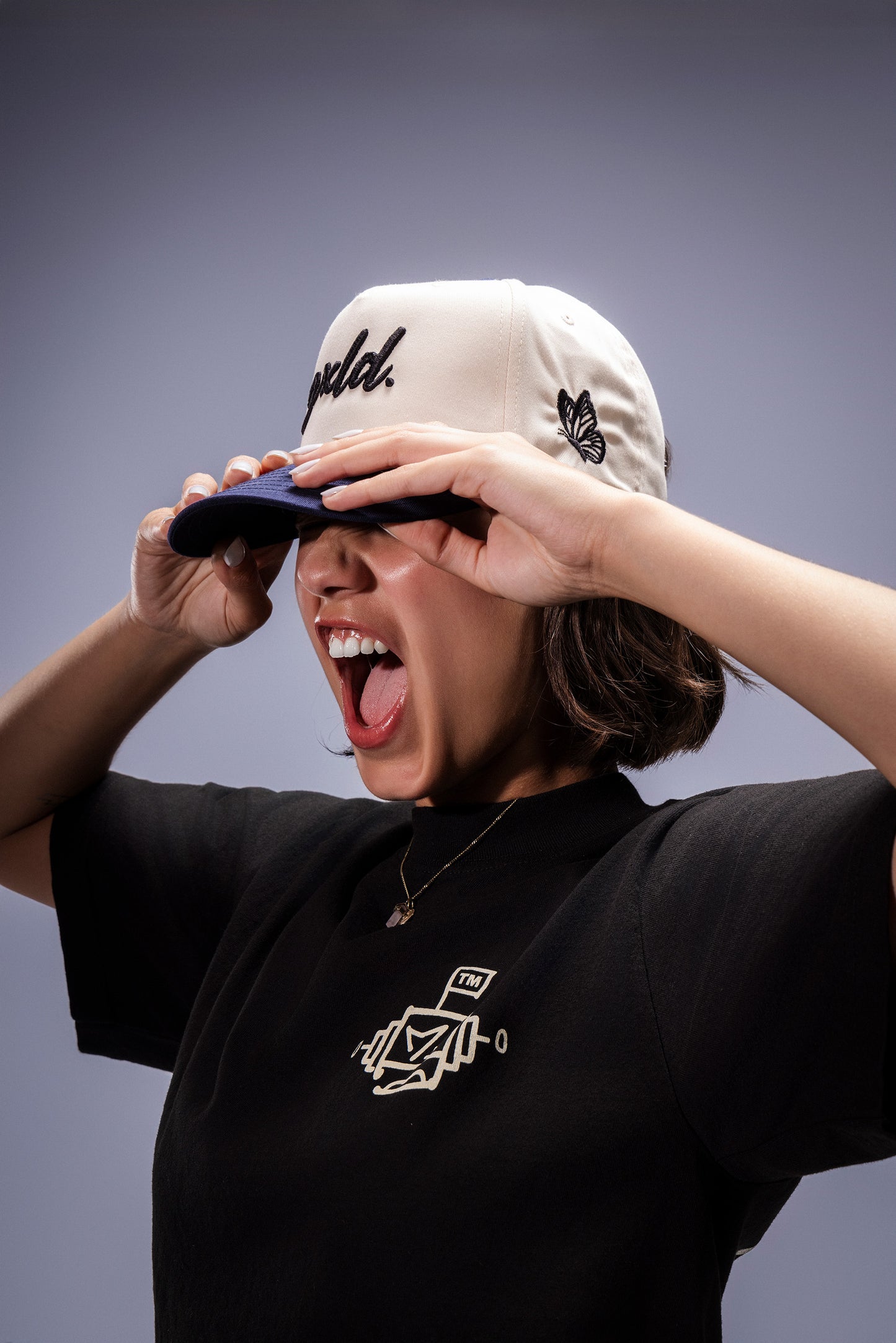 Navy " GXLD " Hat