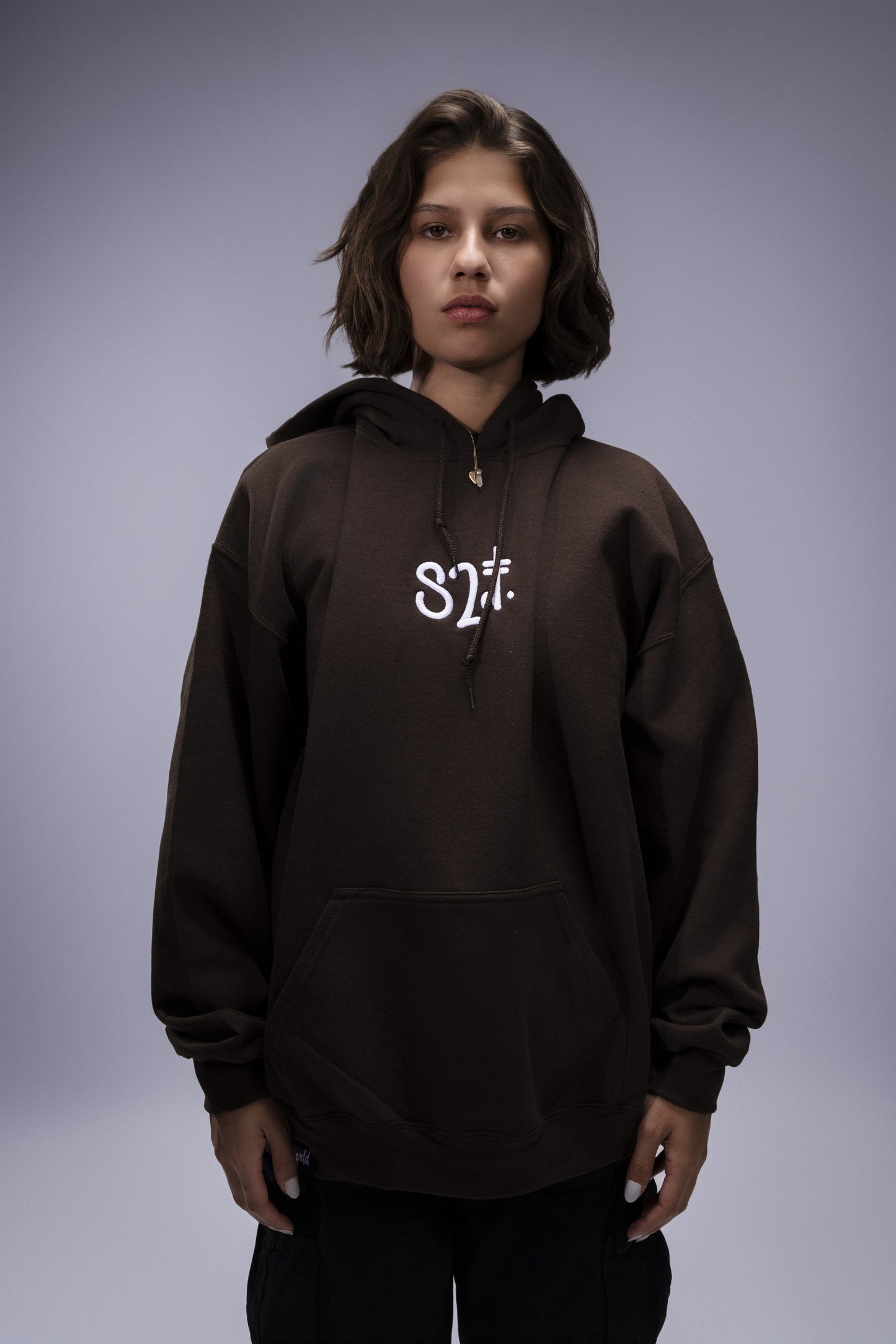 Chocolate Brown " SZN I " Hoodie (W)