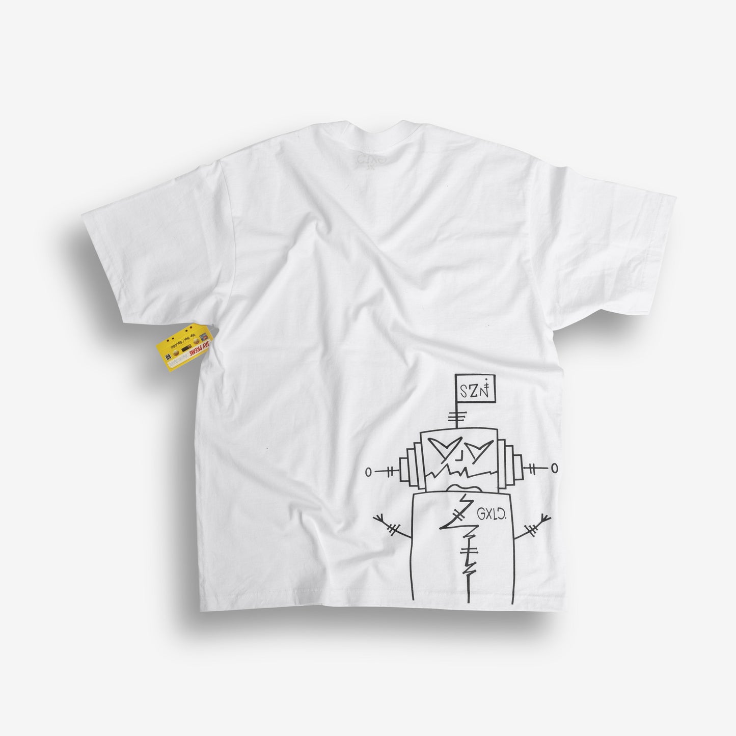 White " FULLxMOON " Tee