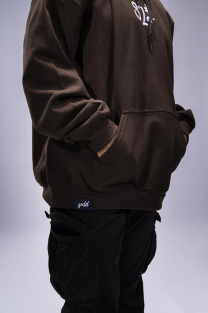 Chocolate Brown " SZN I " Hoodie (W)